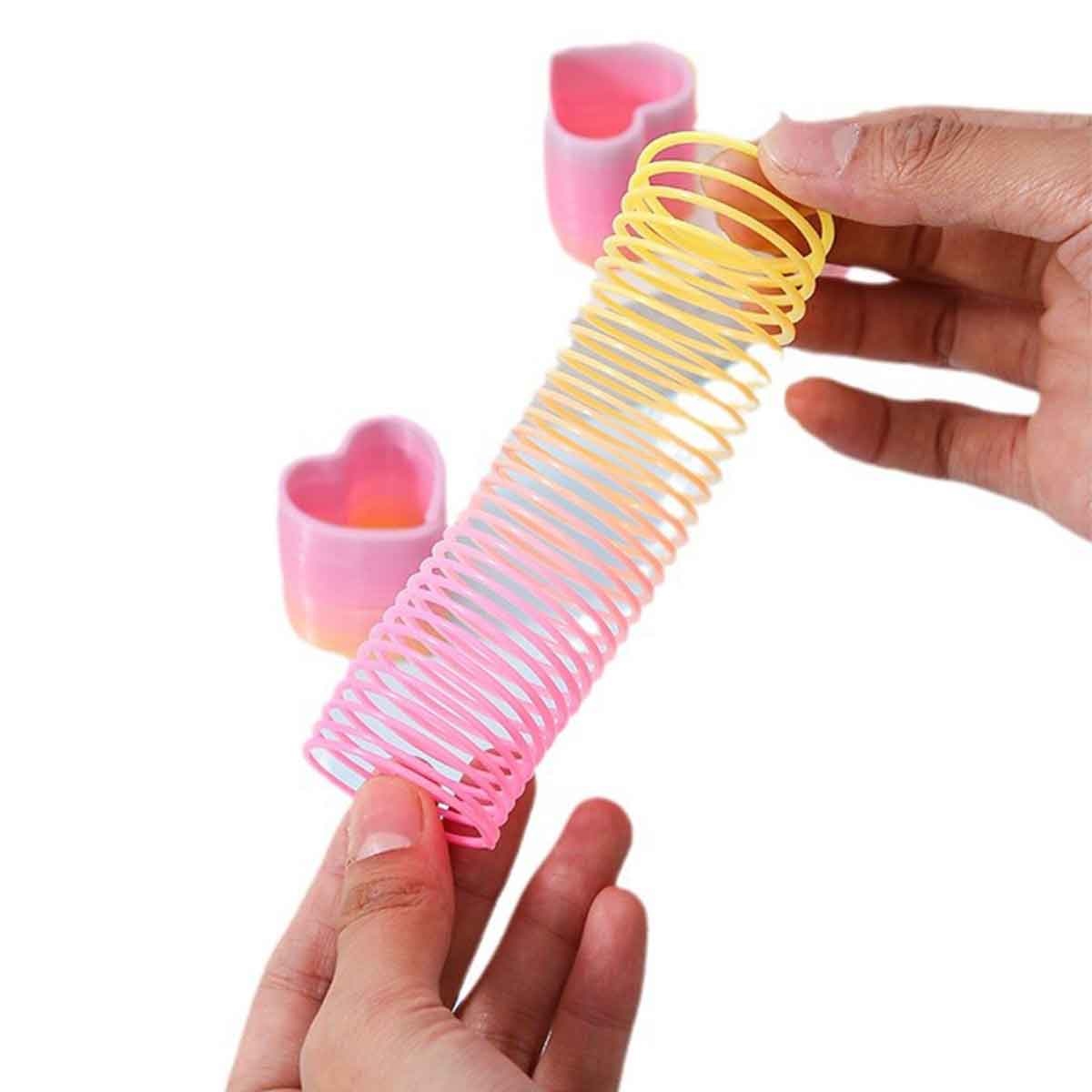 Mini Slinky Party Favors Sensory rainbow slinky toy - Toyworks