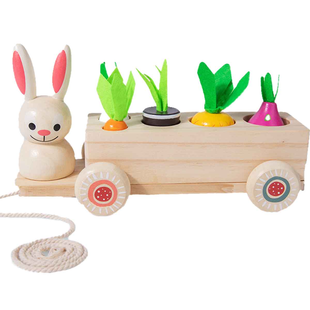 Three in one wooden children's trolley Toyworks