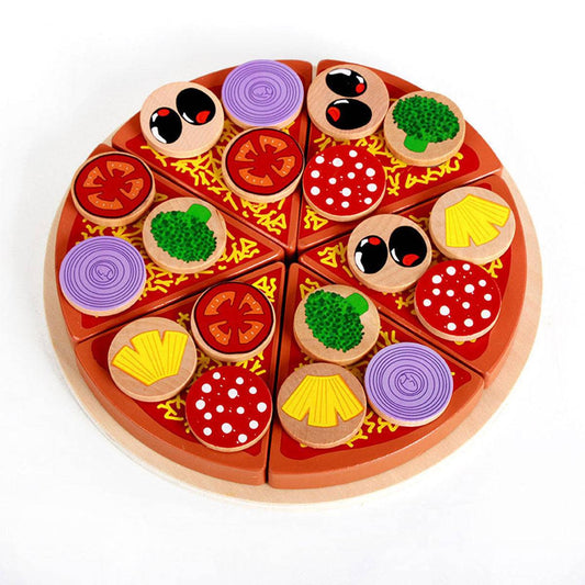 Simulated Vegetable Mushroom Pizza Toyworks