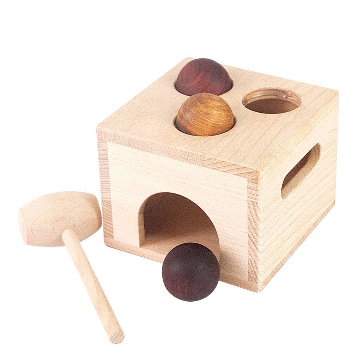 Early childhood wooden knocking ball table Toyworks