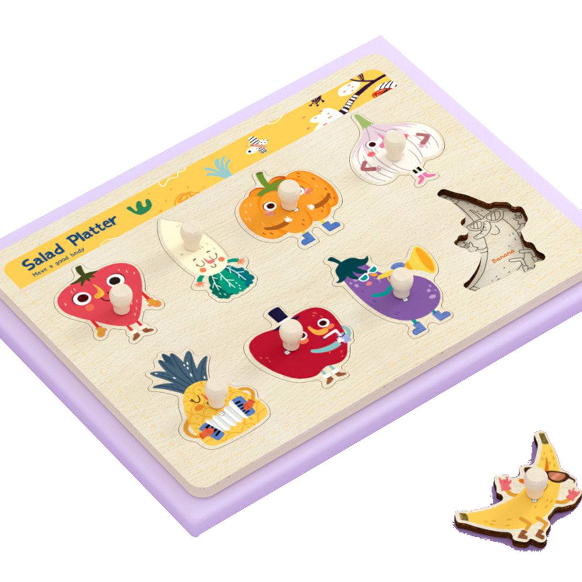 Montessori early childhood education puzzle blocks Toyworks