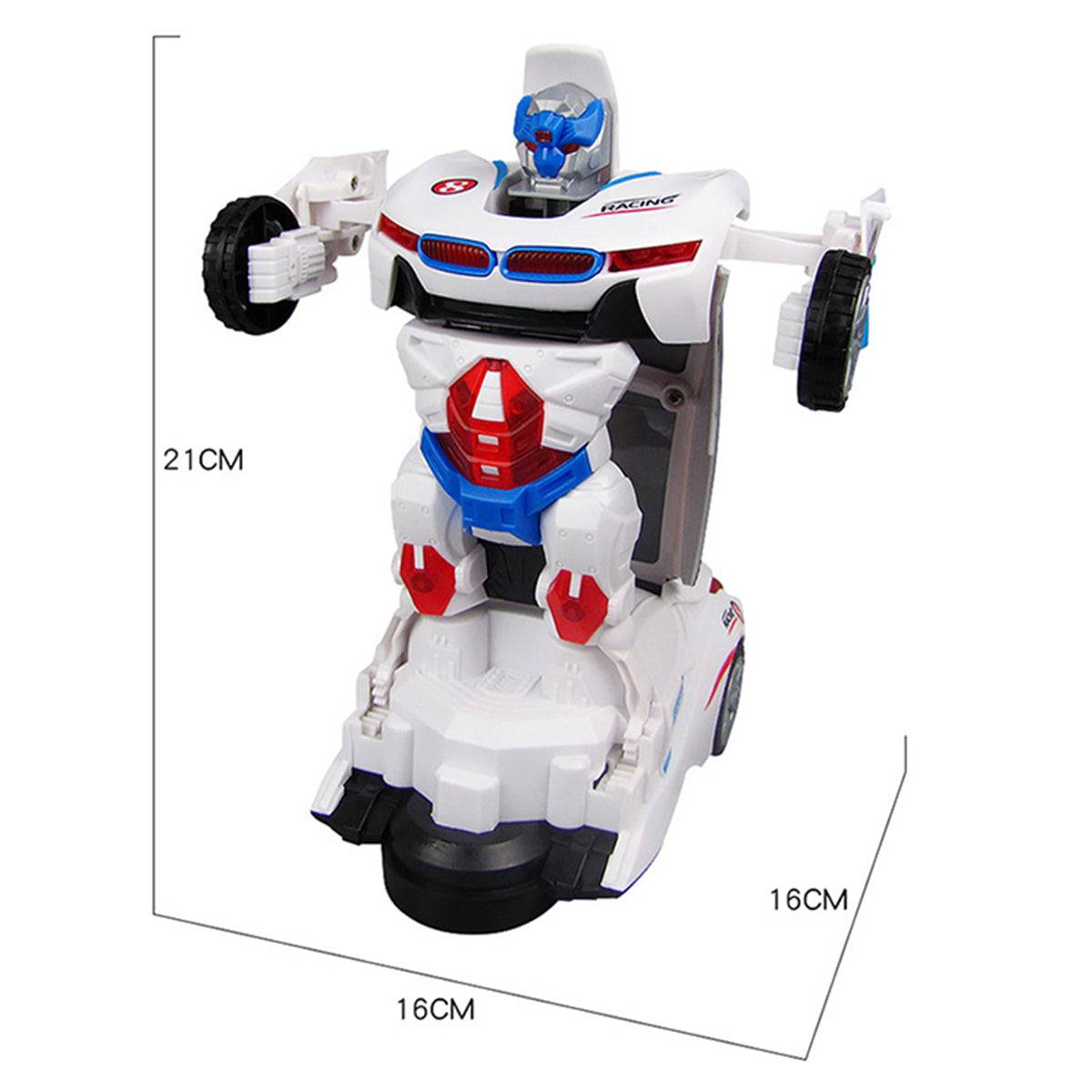 Toy car model deformation rotating robot - Toyworks