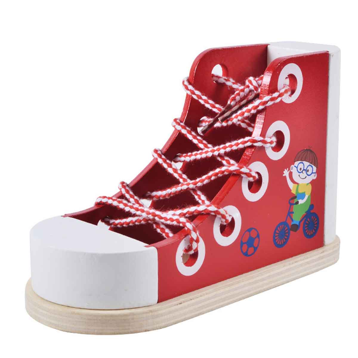 Children's shoe lacing teaching aids Toyworks