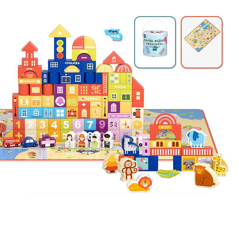 Building blocks baby puzzle wooden educational toys My Store