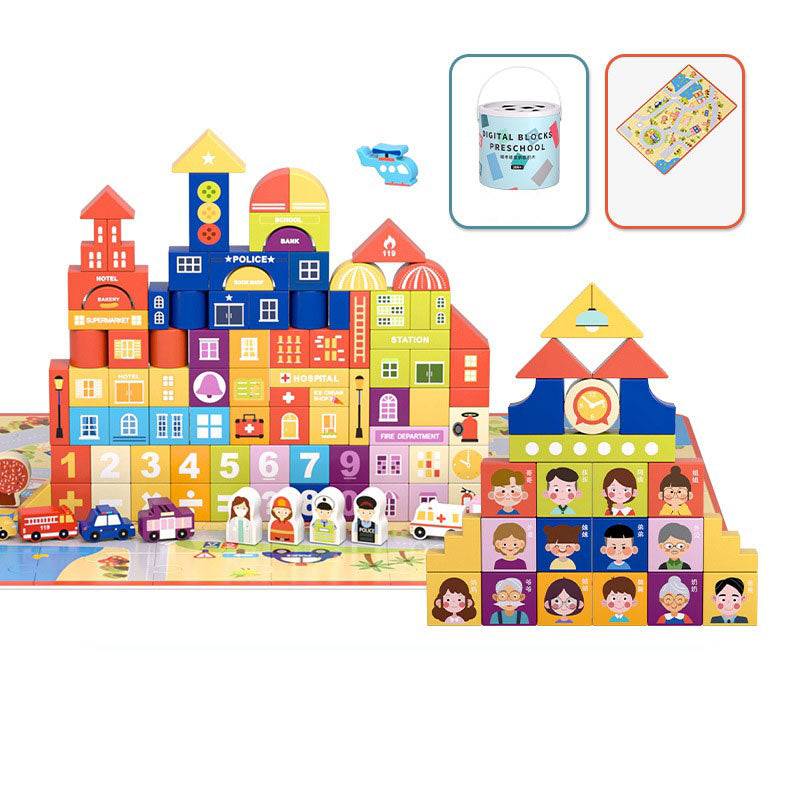 Building blocks baby puzzle wooden educational toys My Store