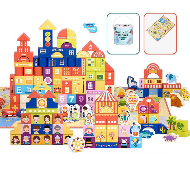 Building blocks baby puzzle wooden educational toys My Store