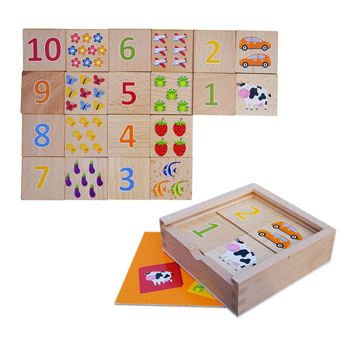 Cognitive 1~10 Montessori Early Education Teaching Aids Toyworks