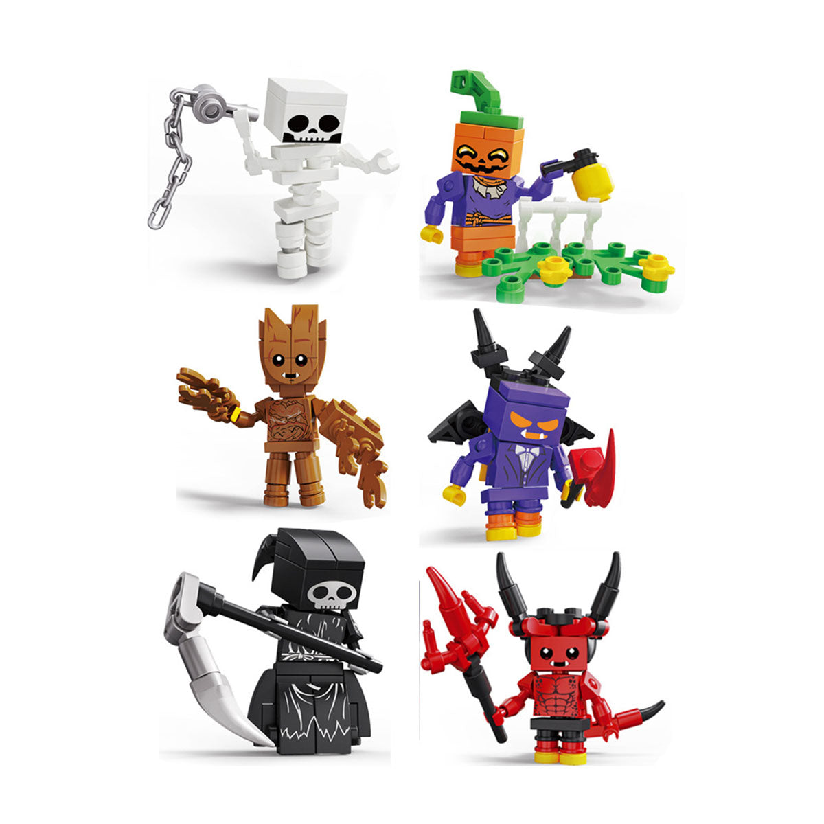 Educational building blocks Halloween assembly blocks - Toyworks