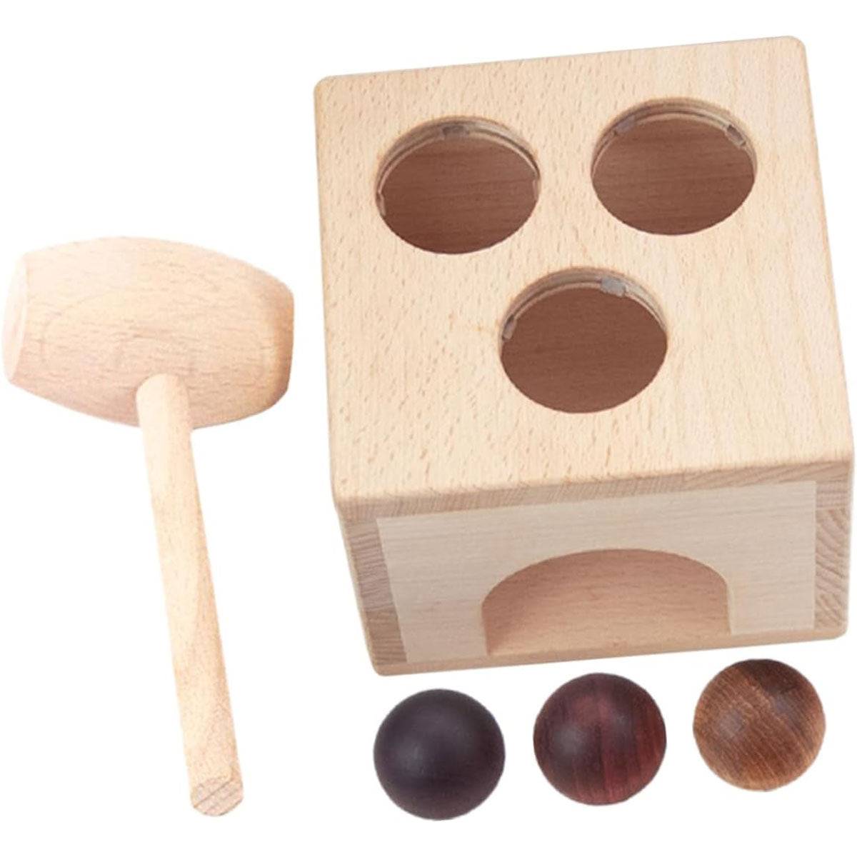 Early childhood wooden knocking ball table Toyworks