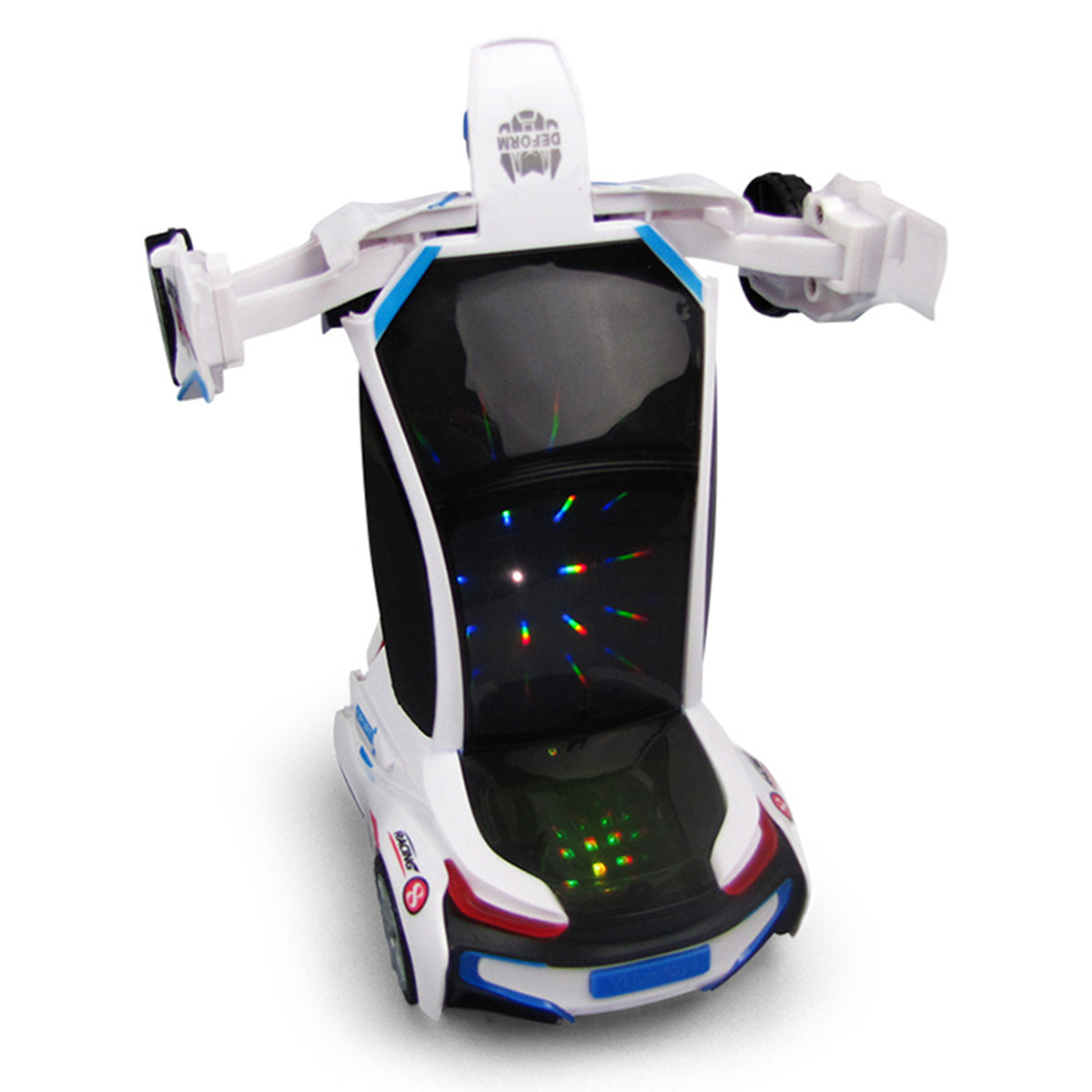 Toy car model deformation rotating robot - Toyworks