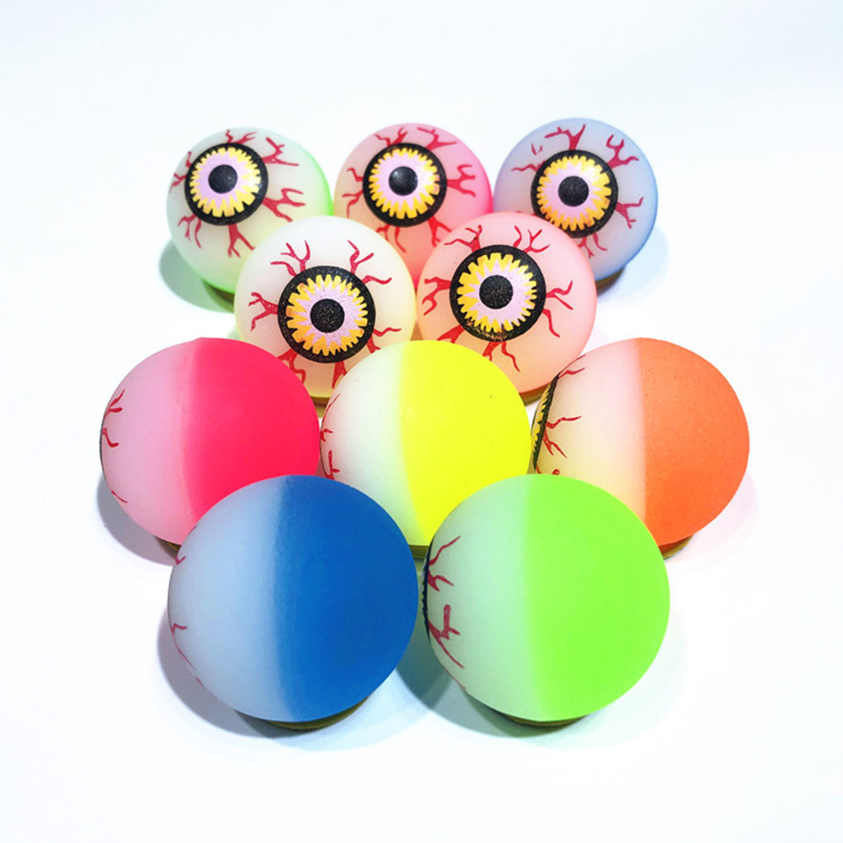 Halloween toy bouncing ball devil eyeball eye bouncy ball - Toyworks