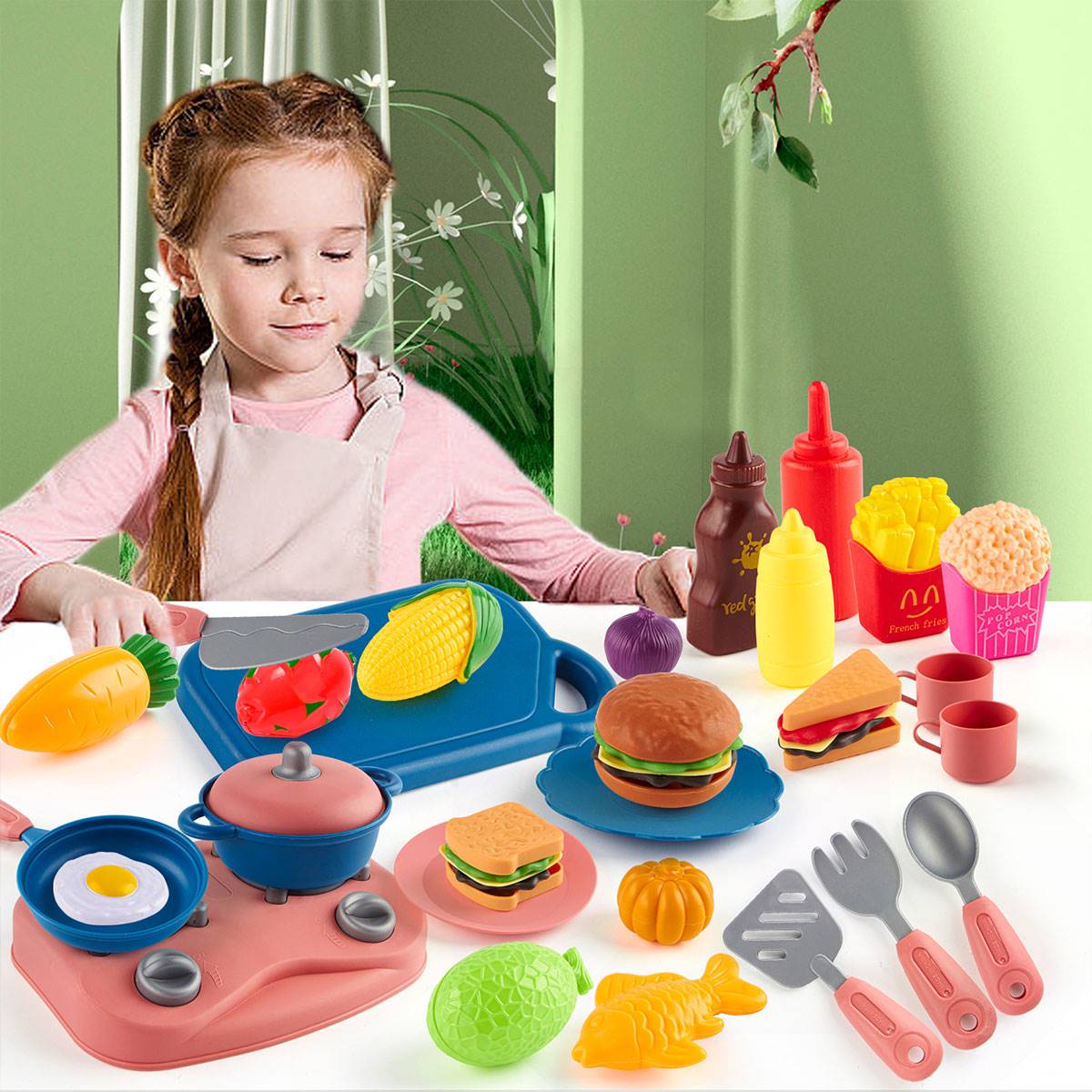 Kitchen Play Set Games Toyworks