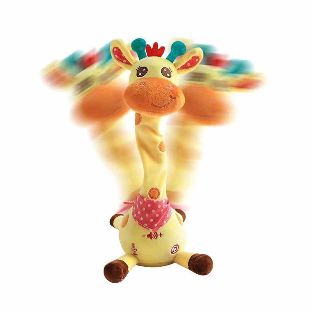 Giraffe Plush Animal Baby Toy 6 to 12 Months Giraffe Toy Sings 10 Children's Songs Dancing Giraffe Light Up Toy Repeats What You Say Giraffe Gift for Toddlers 1-3 Years Old