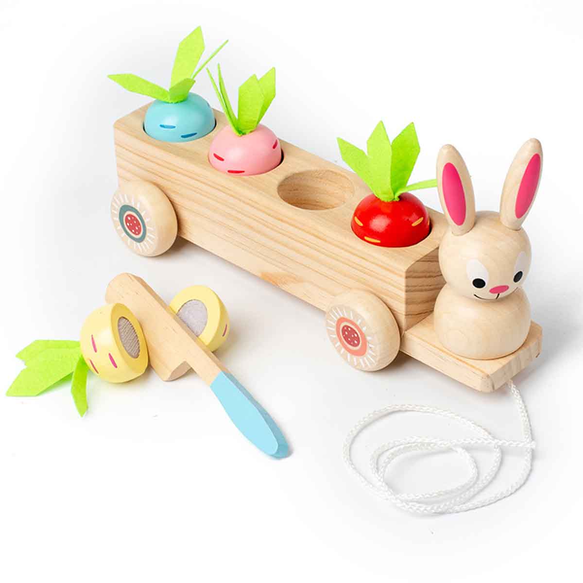 Three in one wooden children's trolley Toyworks