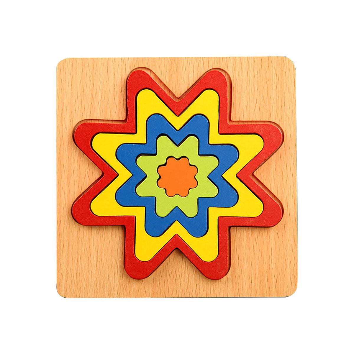 Educational wooden 3D puzzle Toyworks