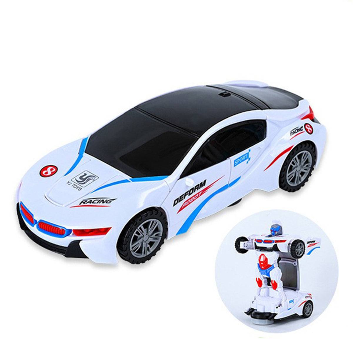 Toy car model deformation rotating robot - Toyworks