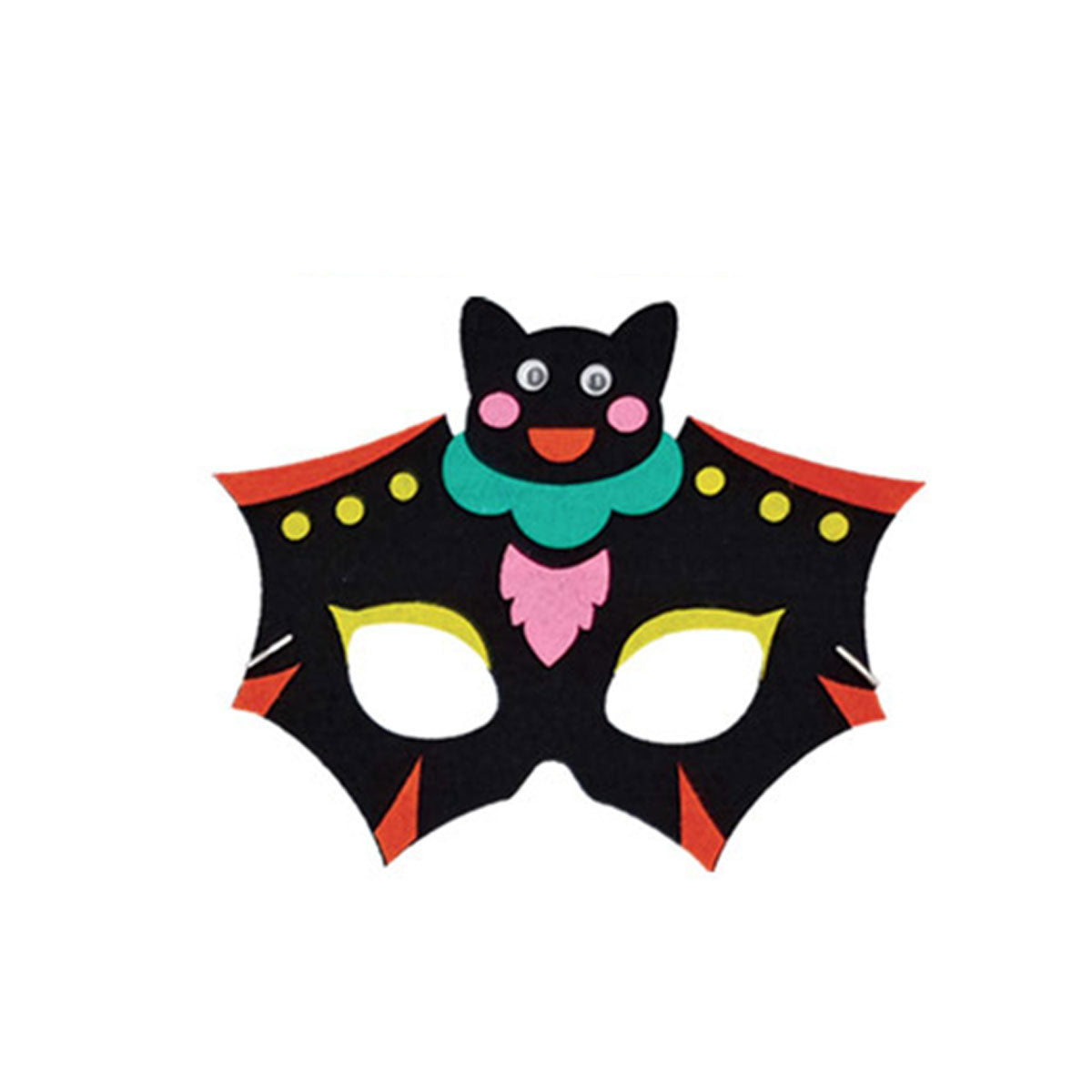 Halloween toys Halloween masks Children's non-woven cartoon pattern dance party mask