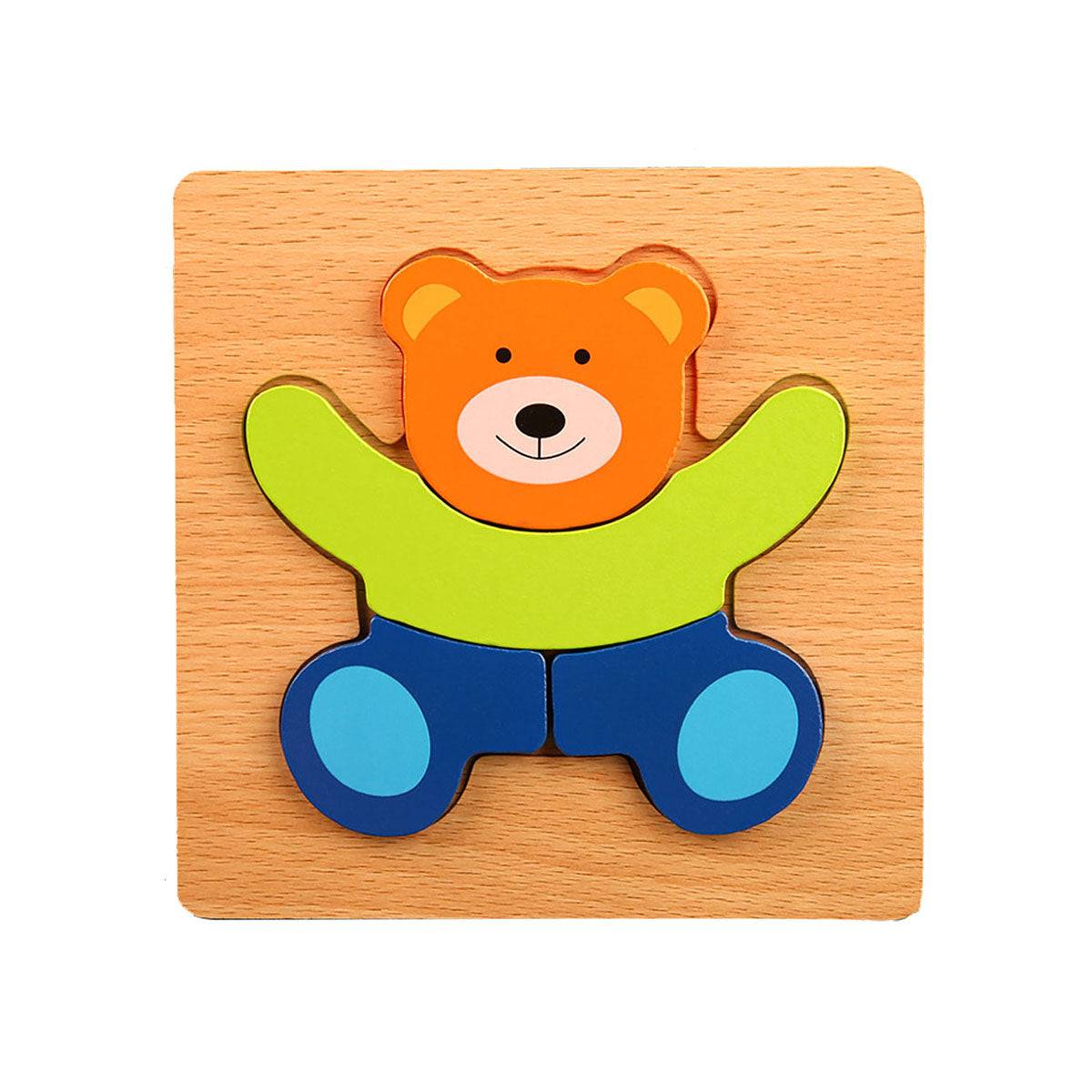 Educational wooden 3D puzzle Toyworks