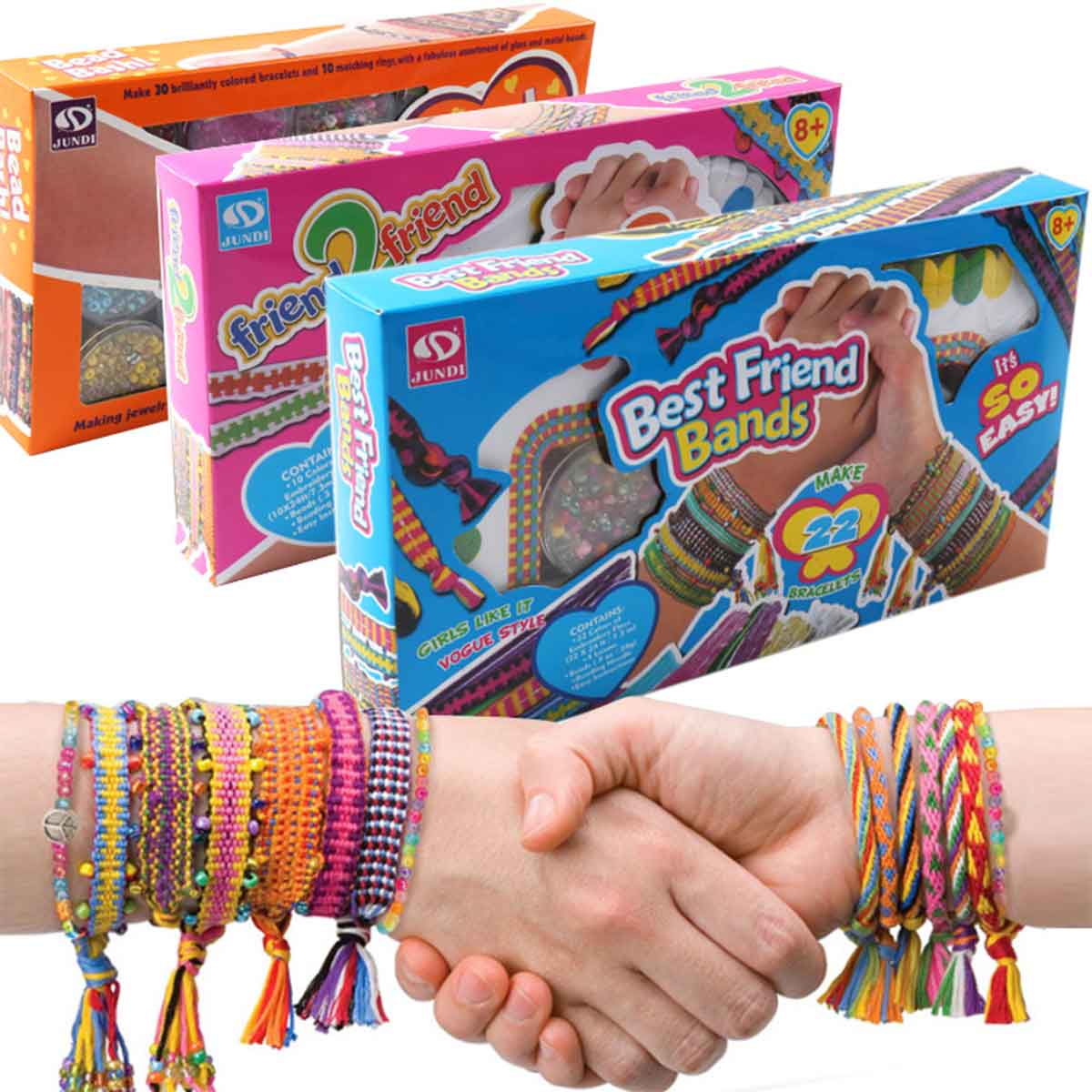 Children's DIY beaded braided bracelet Toyworks