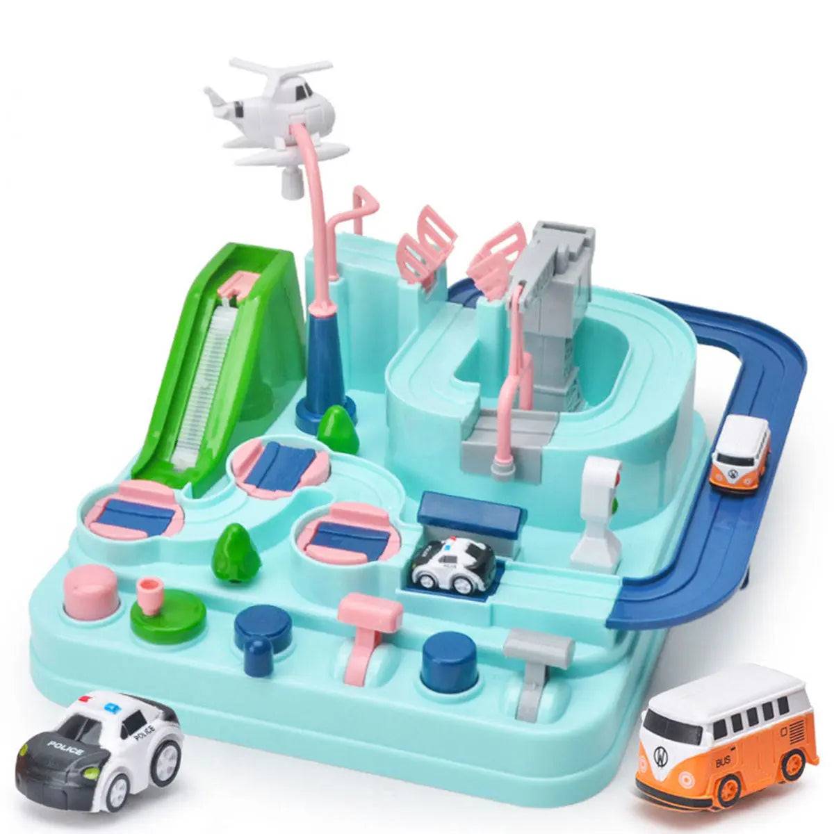 Space theme set inertia sliding track toy car My Store