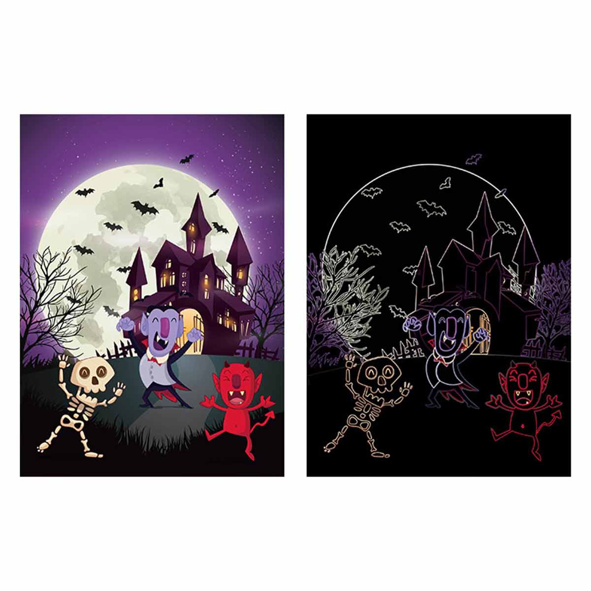 Halloween Toy Cartoon Scratch Painting - Toyworks