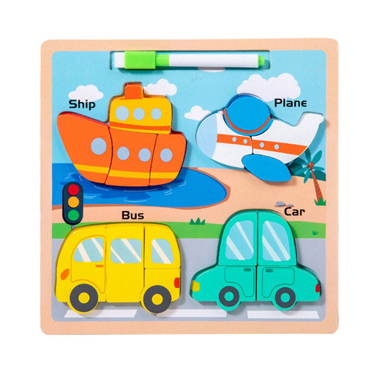 Jigsaw Puzzle Picture Board 2 in 1 Toyworks