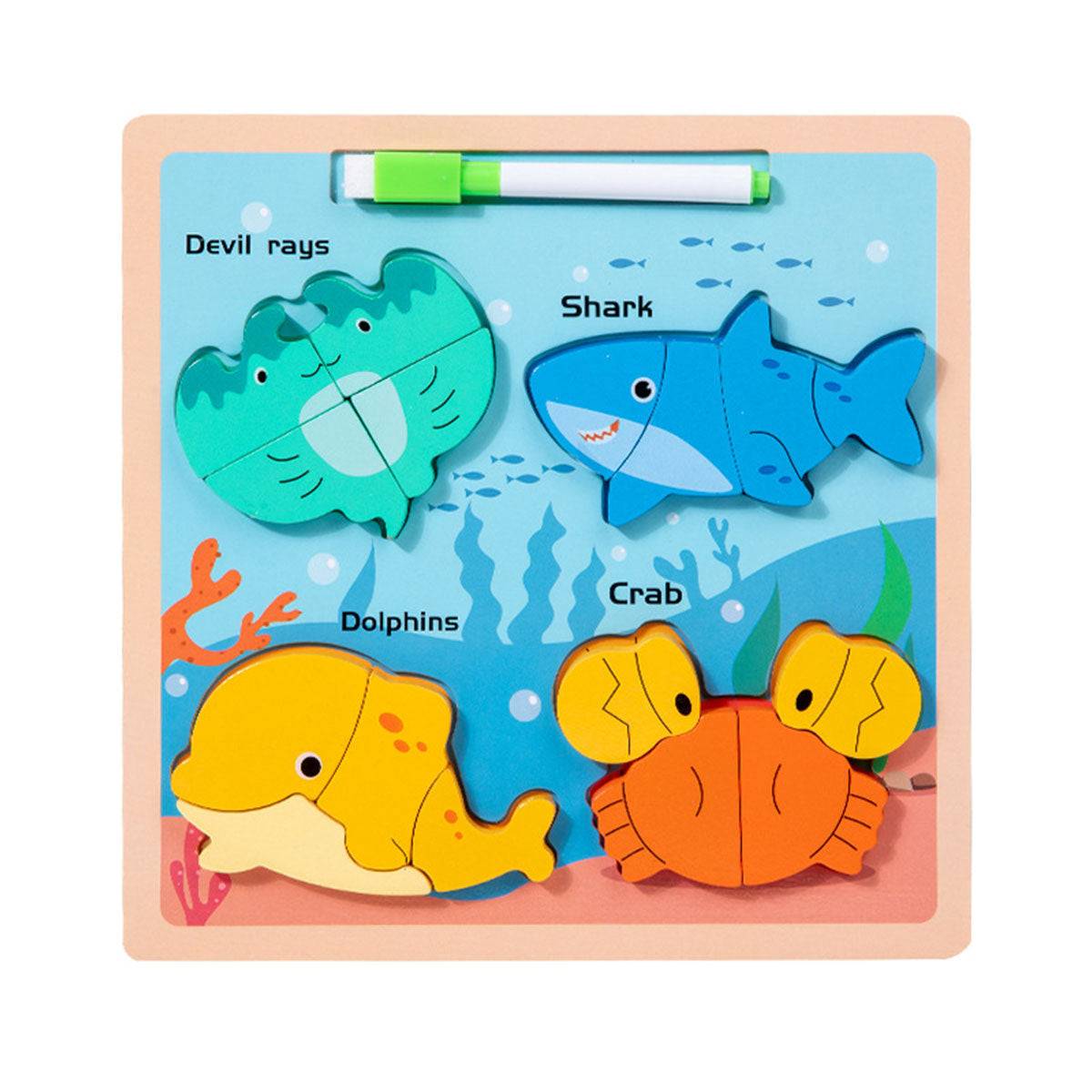 Jigsaw Puzzle Picture Board 2 in 1 Toyworks