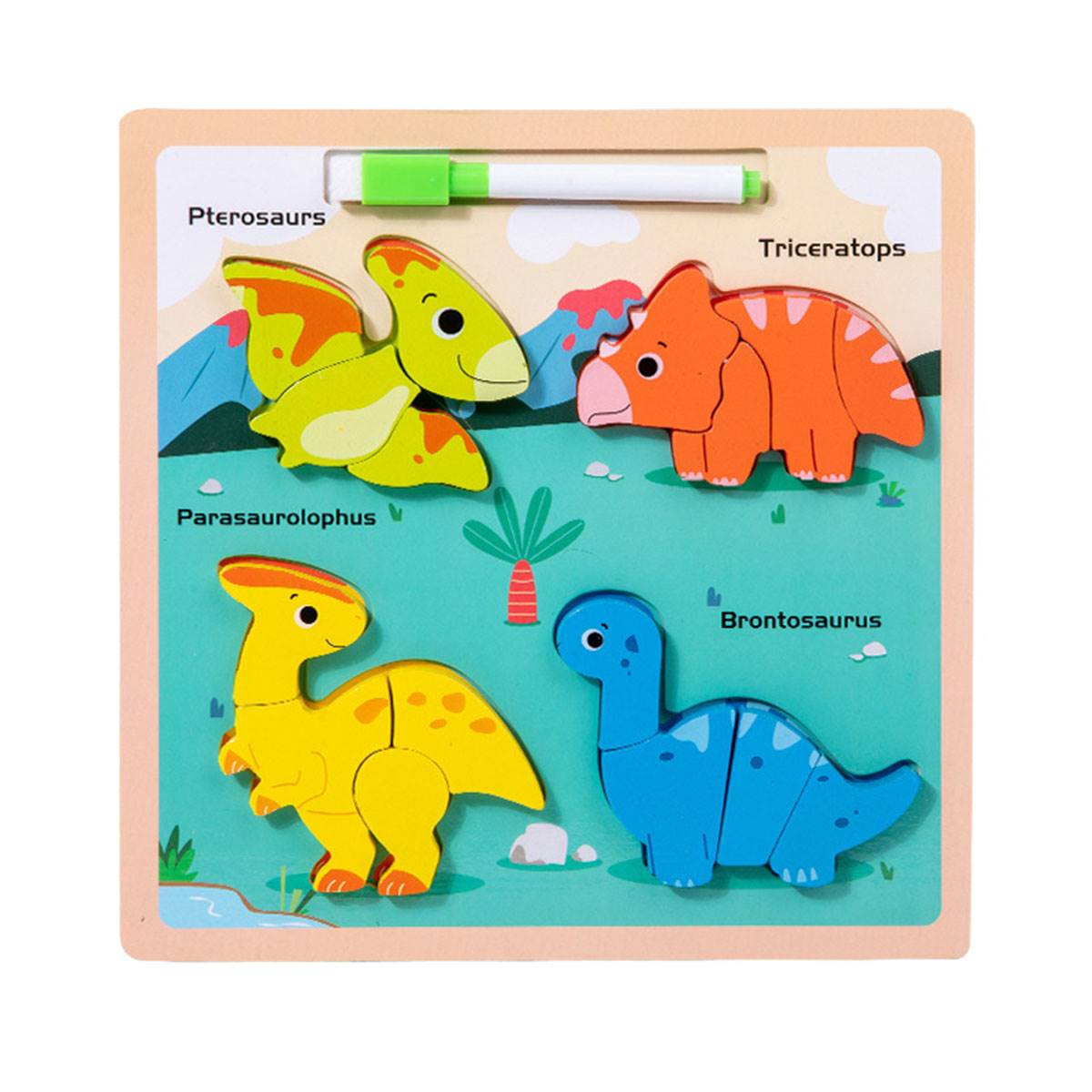 Jigsaw Puzzle Picture Board 2 in 1 Toyworks