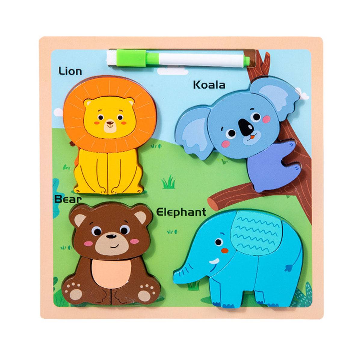 Jigsaw Puzzle Picture Board 2 in 1 Toyworks