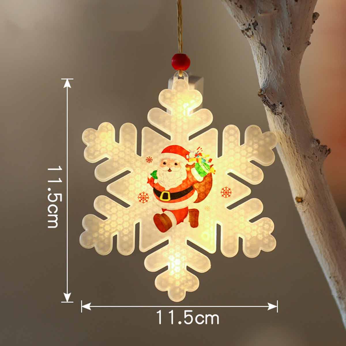 Christmas decoration lights snowman socks Christmas tree cartoon pendants creative gift atmosphere layout lights - Toyworks