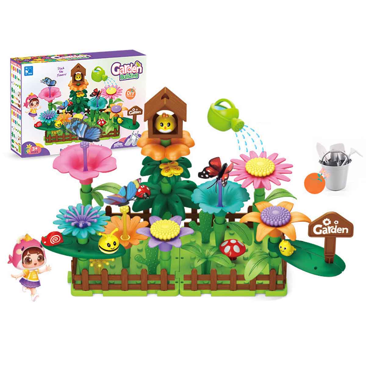 Garden building block set Toyworks