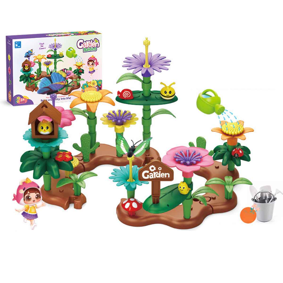 Garden building block set Toyworks