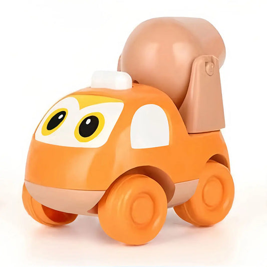 Inertia pull back design children's toy engineering car My Store