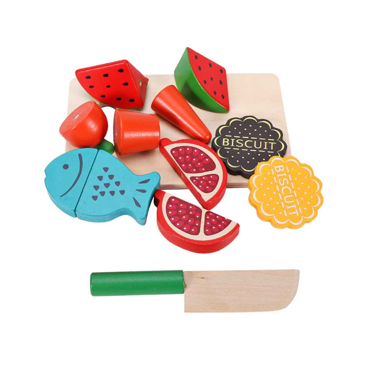 Magnetic Fruit Cutting Game Toyworks