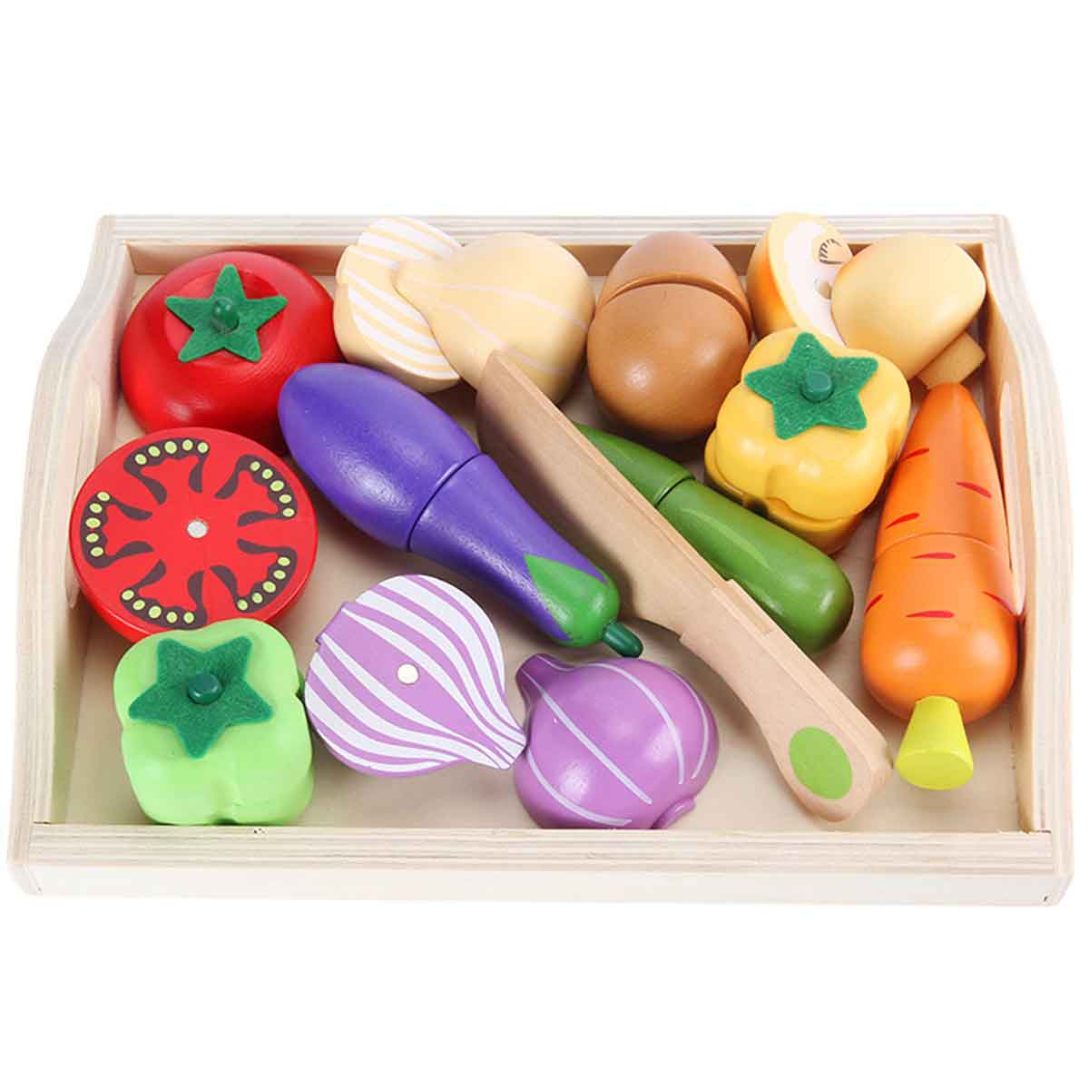 Magnetic Fruit Cutting Game Toyworks