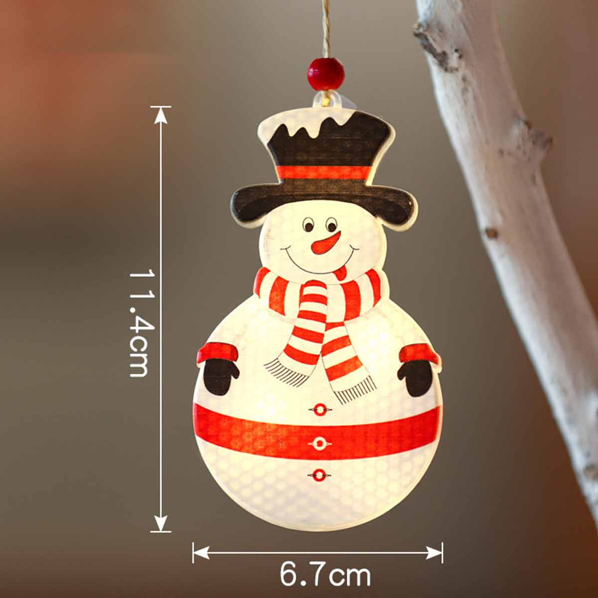 Christmas decoration lights snowman socks Christmas tree cartoon pendants creative gift atmosphere layout lights - Toyworks